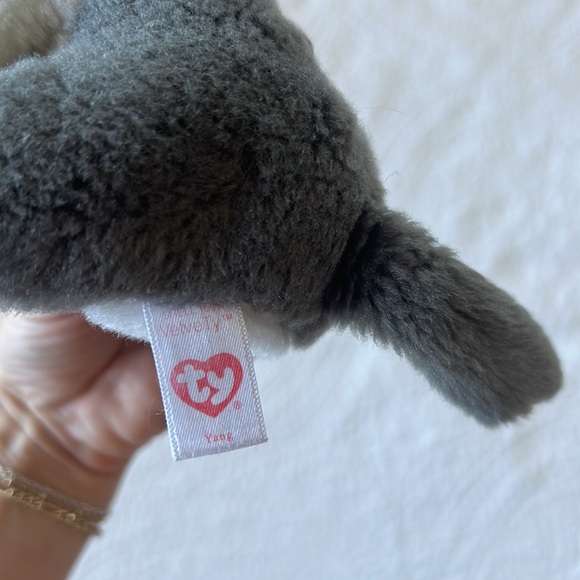 GIFTED Lot Ty Beanies Babies YANG Plush 6" Kitty Cat Kitten Stuffed Animal Gray - Picture 6 of 14